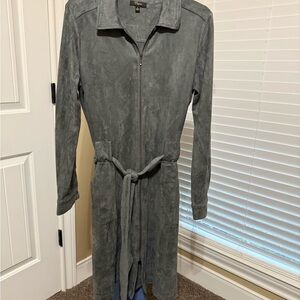 Cupio Gray Long Sleeve Dress